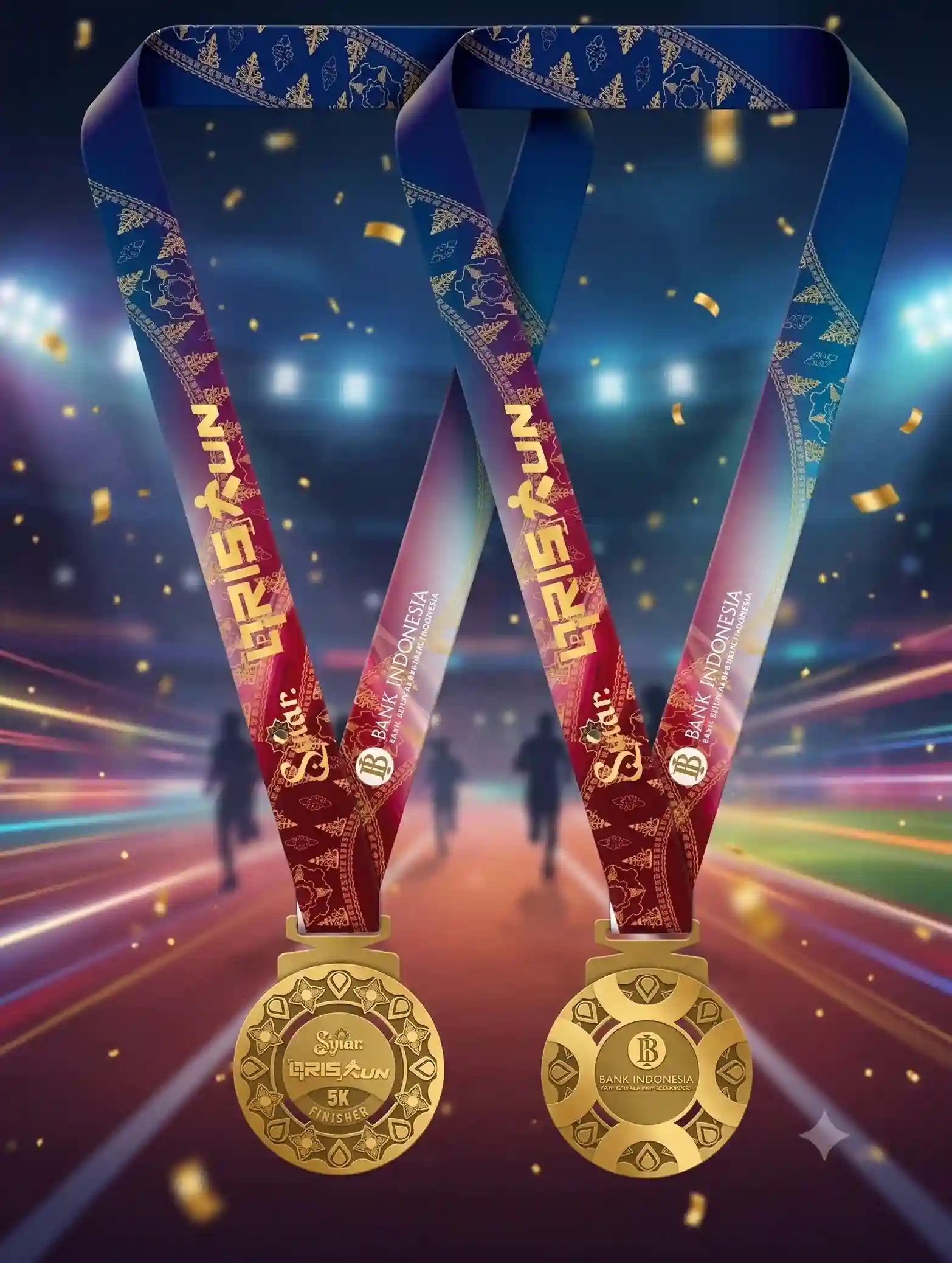 Medali Finisher Syiar QRIS Run 2026